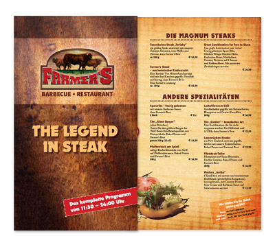 Print Farmer's Steakhouse