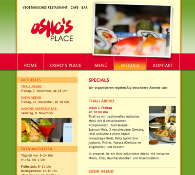 Website Osho's Place